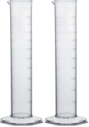 Vista 8 de EISCO Cilindro graduado, 0.8 fl oz - Tolerancia Clase A - Base octogonal - Plástico TPX - Calidad industrial, autoclavable