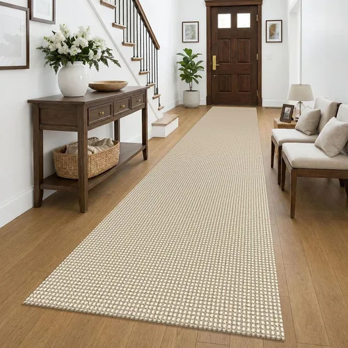 Vista 52 de KOZYFLY - Tapete para puerta de interior, lavable, pequeña, antideslizante, con respaldo de goma, felpudo de algodón para el hogar, color negro
