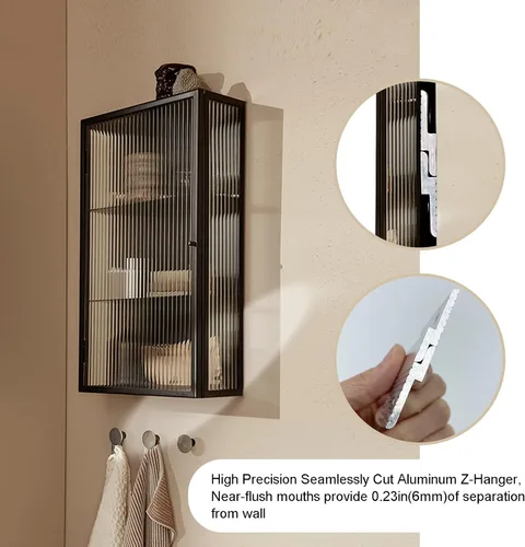 Vista 4 de Apragaz Tacos franceses, colgador de fotos y espejos resistentes con tornillos, mantiene el nivel, aluminio, soporta 30 libras por par, 2 pulgadas
