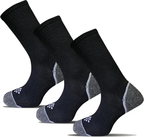Vista 5 de True Energy Women's Crew Socks - Sport Socks with Compression + Infrared - 3 Pairs