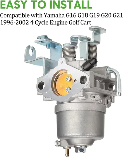 Vista 5 de 10L0L Kit de carburador para Yamaha G16 G18 G19 G20 G21 1996-2002 4 ciclos motor carrito de golf, con filtro de aire, filtro de combustible, bujía