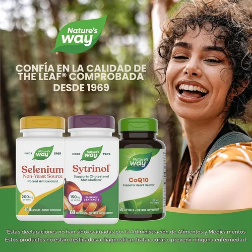 Vista 7 de Nature's Way Control de colesterol de sitrinol; mezcla premium; 60 cápsulas blandas