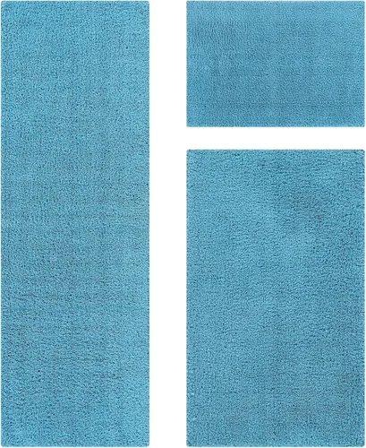 Vista 53 de Better Trends Micro Collection - Tapetes de baño, alfombra suave, alfombra de felpa absorbente, alfombra de baño 100% poliéster para suelo de baño