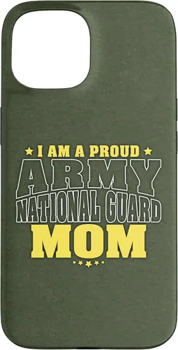 Vista 6 de iPhone 11 I Am A Orgulloso Ejército Nacional Mamá - Estuche Militar Madre