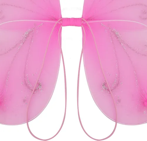 Vista 6 de Colle - Alas de hada de mariposa para disfraces de hada, alas brillantes de princesa de hada, recuerdos de fiesta