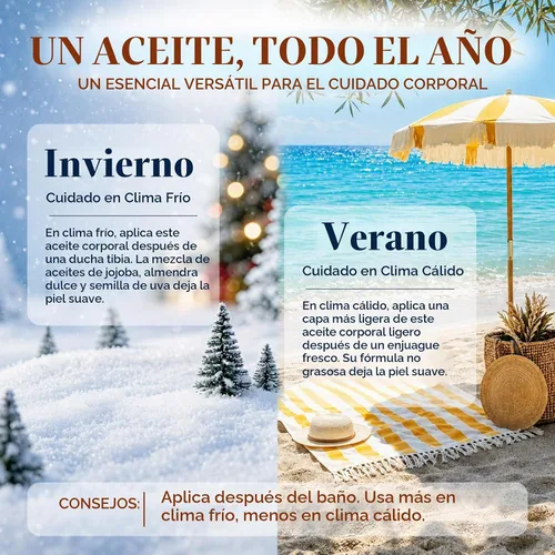Vista 5 de Aceite corporal de cúrcuma de 6.8 fl oz para masaje e hidratación diaria, hidratación profunda con vitamina E, colágeno, aceite de cúrcuma para cara