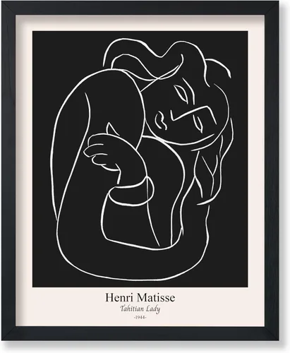 Vista 13 de Monem Art - Póster vintage de Henri Matisse – Gato retro con estampado de pez rojo – Arte de fauvismo – Arte animal – Pintura clásica – Arte fino