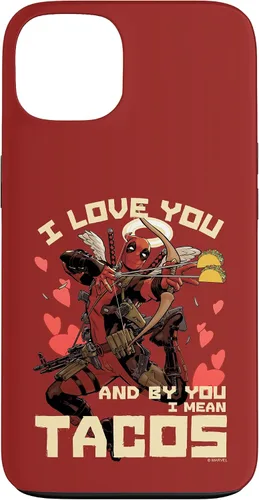 Vista 13 de Marvel Deadpool I Love You and by You I Mean Tacos - Carcasa para iPhone 17