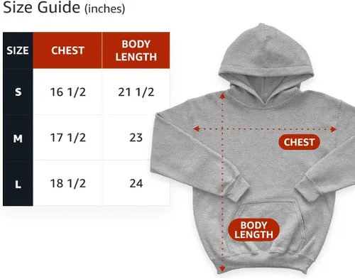 Vista 6 de Angel Design Kids' Sponge Fleece Hoodie - Cartoon Print Kids' Hoodie - Cute Hoodie for Kids