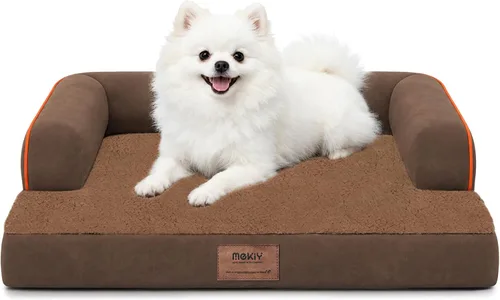 Vista 79 de Cama pequeña para perros y sofá para gatos, camas ortopédicas impermeables para perros pequeños, cama para gatos, sofá para mascotas cómodo