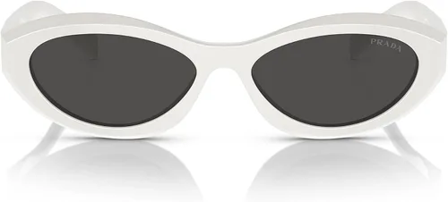 Vista 4 de Prada Gafas de sol PR 26ZS BlancoGris Oscuro 5516145 para mujer, Talco Gris Oscuro