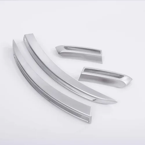 Vista 5 de YIWANG ABS cromo coche lámpara trasera tiras de luz Trim 4 unids para Porsche Macan 2014-2017 Auto Accesorios