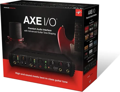 Vista 8 de IK Multimedia AXE I/O interfaz de audio USB premium de 2 entradas y 5 salidas de 24 bits, 192 kHz para Mac/PC con modelado avanzado de tono