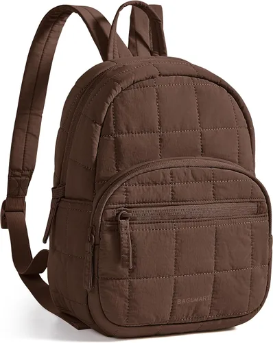 Vista 25 de BAGSMART Mochila de viaje para mujer, mochila universitaria para laptop de Negro