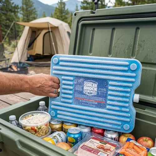 Vista 8 de Cooler Shock Ice Packs for Cooler, Reusable, Long Lasting, Cold Freezer Packs for Coolers, Lunch Bags & Totes to Keep Food Fresh