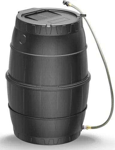 Vista 6 de SQUEEZE master Soporte para barril de recolección de agua de lluvia de 50 galones