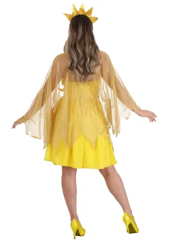 Vista 2 de Disfraz de Diosa del Sol para Mujer Multicolor