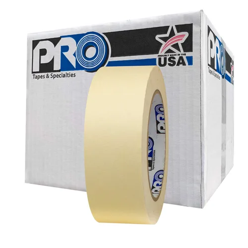 Vista 9 de Cinta de enmascarar ProTapes 795 de papel crepé para usos generales, Bronceado, 1