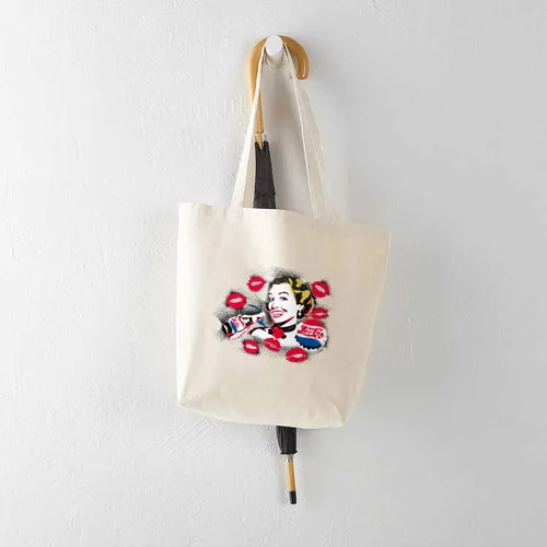 Vista 99 de CafePress Pepsi Tote Bag Bolsa de lona natural, bolsa de compras de tela, Caqui