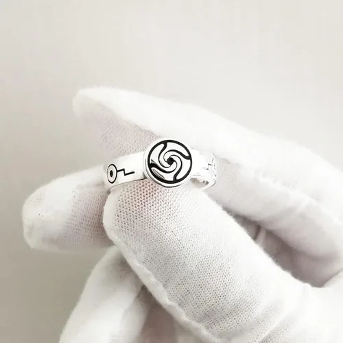 Vista 4 de Anillo de anime brujería accesorios de cosplay para hombres y mujeres joyería de regalo Metal no precioso Sin piedras preciosas