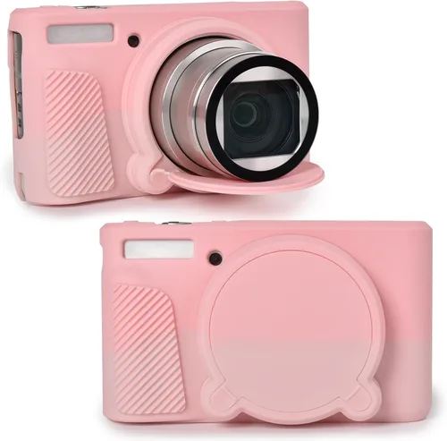 Vista 11 de Rieibi SX740 - Funda de silicona para cámara Canon Powershot SX740/SX730, funda protectora de silicona compatible con cámara digital Canon Negro