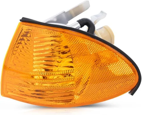 Vista 6 de CarLights360: Para 2001 BMW 330i luz de señal de esquina lado del conductor sedán con bombillas para BM2520104 63136902765, 63138370585