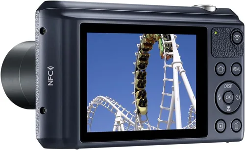 Vista 6 de Samsung WB35F 16.2MP Smart WiFi & NFC Cámara digital con zoom óptico 12x y 2.7" LCD (negro)