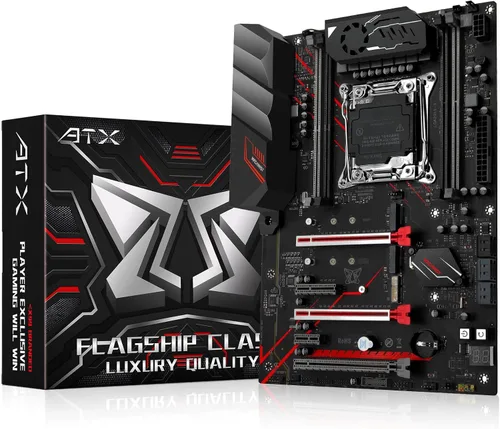 Vista 17 de MACHINIST Placa base ATX LGA 2011-V3, placa base para juegos X99 con tarjeta de auto-comprobación