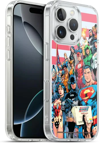 Vista 156 de Head Case Designs Funda de gel con licencia oficial de la Liga de la Justicia DC Comics #10 Darkseid War Comic Book Cover