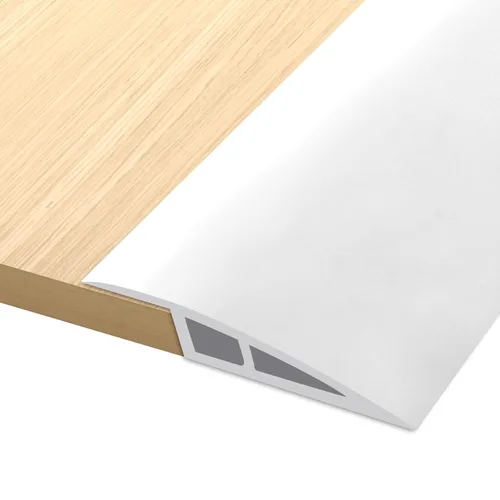 Vista 12 de FONUNO - Tira de transición de vinilo autoadhesiva para umbral de puerta Tira de transición para pisos, rampas de umbral de goma para puertas