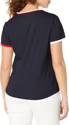 Vista 2 de Tommy Hilfiger Camiseta estampada de algodón para mujer