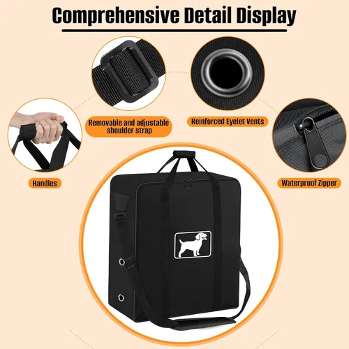 Vista 3 de Bolsa de almacenamiento para corralito para perros que se adapta a 24