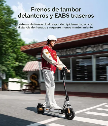 Vista 7 de NAVEE G5 Series Electric Scooter, 1000W Peak Motor, 20 mph Fast Speed, 43 Miles Range, 10" All-Terrain Solid Tires