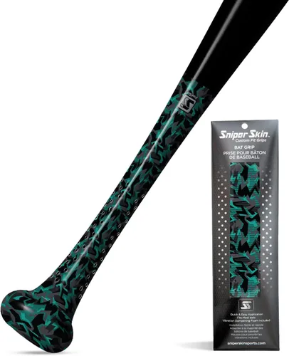 Vista 6 de SNIPER SKIN Baseball & Softball Bat Grip - Replacement Bat Grip Wrap - Easy to Install, Strong, Waterproof, Tacked for Performance