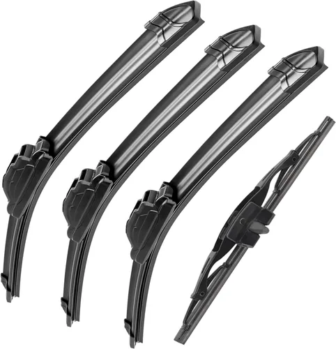 Vista 20 de ATTKE Limpiaparabrisas para Todo Clima, 15" + 15" Delanteros y 13" Trasero para Jeep Wrangler 2008-2018, Estilo OE Genuino (3 Limpiaparabrisas)