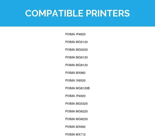 Vista 8 de Repuesto LD compatible para cartuchos de tinta negra de Canon CLI-226BK