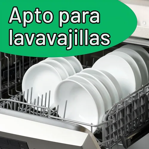 Vista 8 de Corelle Vitrelle - Juego de 6 platos para ensalada y aperitivos, vidrio de triple capa y resistente a las astillas, platos redondos ligeros de 6 3/4