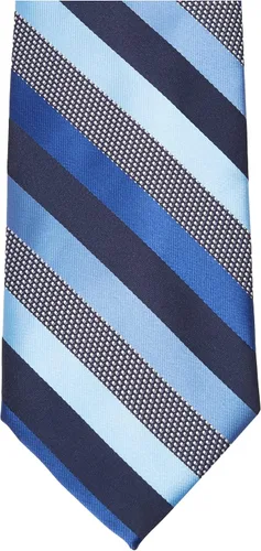 Vista 2 de Stacy Adams Conjunto de corbata a rayas de microfibra para hombre