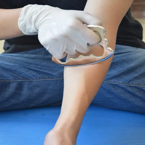 Vista 4 de Gua sha Tool gua sha Herramienta de acero inoxidable iastm herramienta de masaje Gussha herramienta de raspado muscular para terapia de tejidos