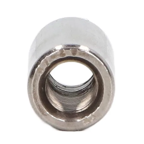 Vista 9 de Tuercas de acoplamiento de acero inoxidable M5, tuerca de conector hembra redonda para conexión