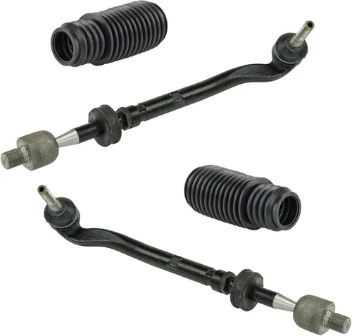 Vista 159 de TRQ Kit de dirección delantera con barra de acoplamiento de fuelle de piñón y cremallera compatible con Toyota Echo 2000-2005