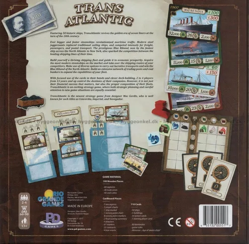 Vista 2 de Juegos de mesa Trans Atlantic