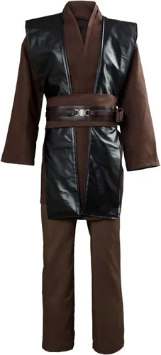 Vista 2 de Disfraz de túnica para hombre, disfraz de Halloween, cosplay, conjunto completo de bata
