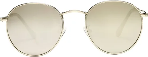 Vista 6 de Pro Acme Gafas de sol polarizadas de metal redondas pequeñas para mujer, estilo retro