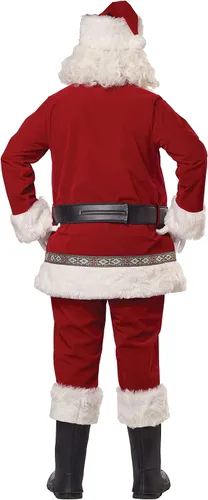Vista 3 de California Costumes - Disfraz de Papá Noel para adulto