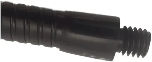 Vista 6 de Brazo de micrófono de cuello de cisne con 3/8 macho, soporte de micrófono de cuello de cisne flexible de 16 pulgadas, sujeción resistente, negro