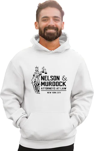 Vista 13 de Go All Out Nelson And Murdock Attorneys At Law - Sudadera con capucha para hombre y mujer