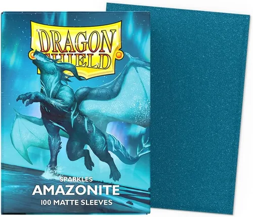 Vista 2 de Dragon Shield Fundas para cartas mate de tamaño estándar 100 CT - Fundas TCG lisas y resistentes - Compatible con Pokémon, carne y sangre, una