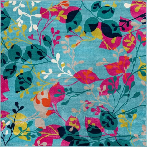 Vista 25 de Unique Loom Azalea Collection - Alfombra de área Indica (2 pies x 3 pies 1 pulgada, rectangular, marfil y gris)