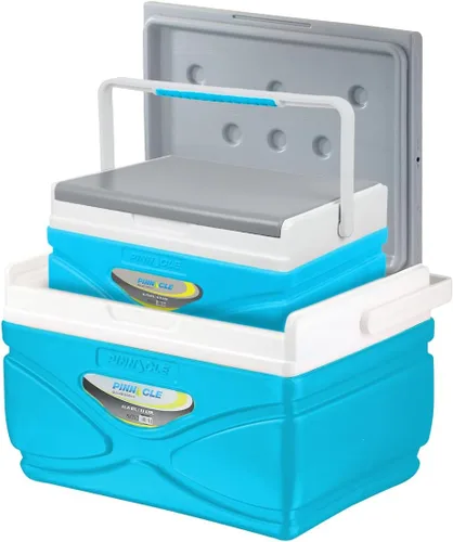 Vista 2 de Enfriador de pícnic – Enfriador duro de 4.5 litros – Coolbox mantiene el contenido fresco durante 48 horas – Enfriador exterior sin BPA – Enfriador